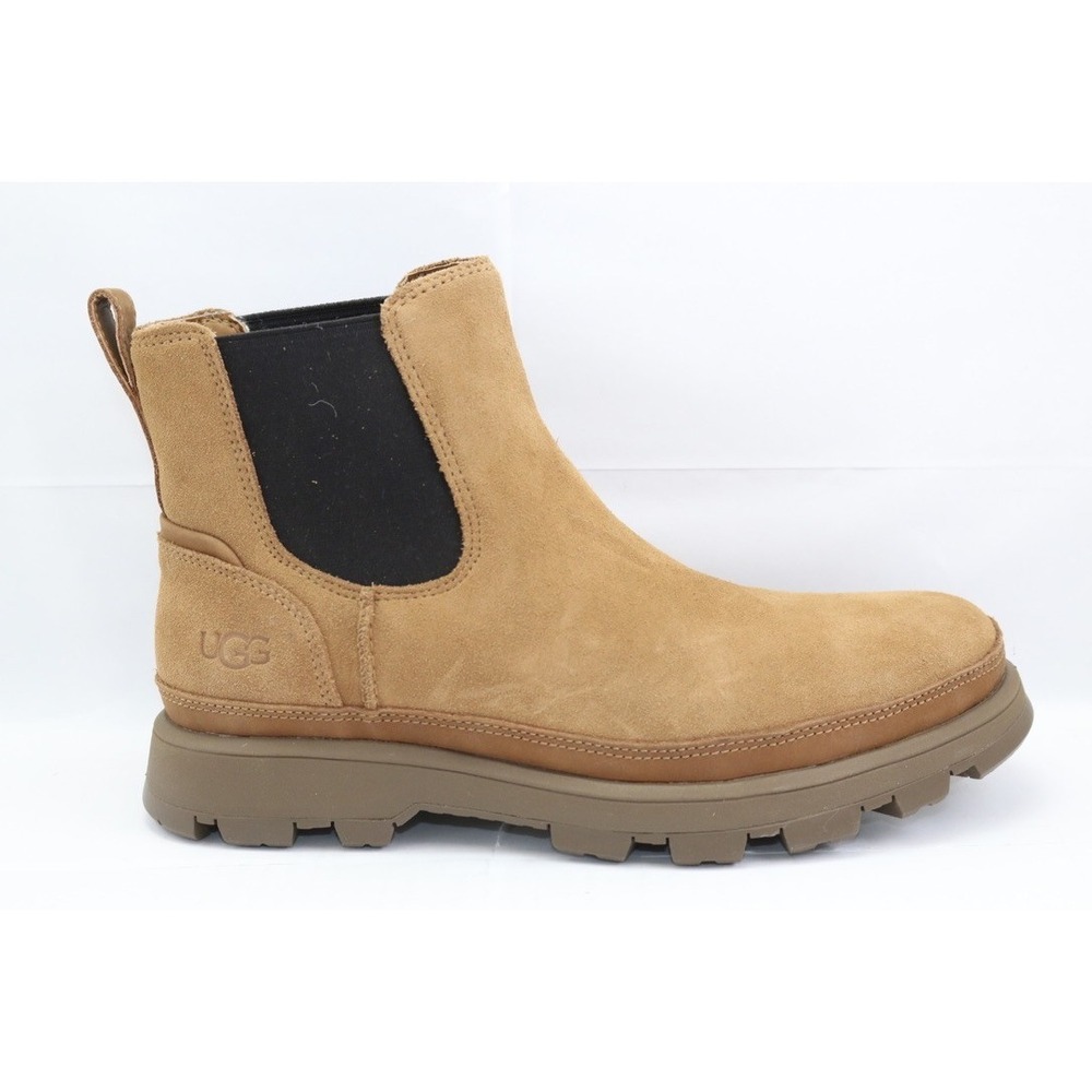 UGG CHELSEA MEN BOOTS LEATHER  Chestnut Size 7 / UK 6 / EU 40 / JP 25 - Picture 8 of 16